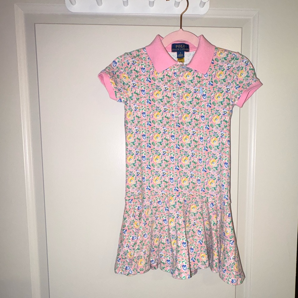 Ralph Lauren Pink Floral Dress